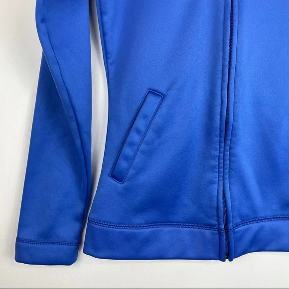 Burton Dry Ride Blue Logo Zip Jacket Hoodie - Picture 4 of 11